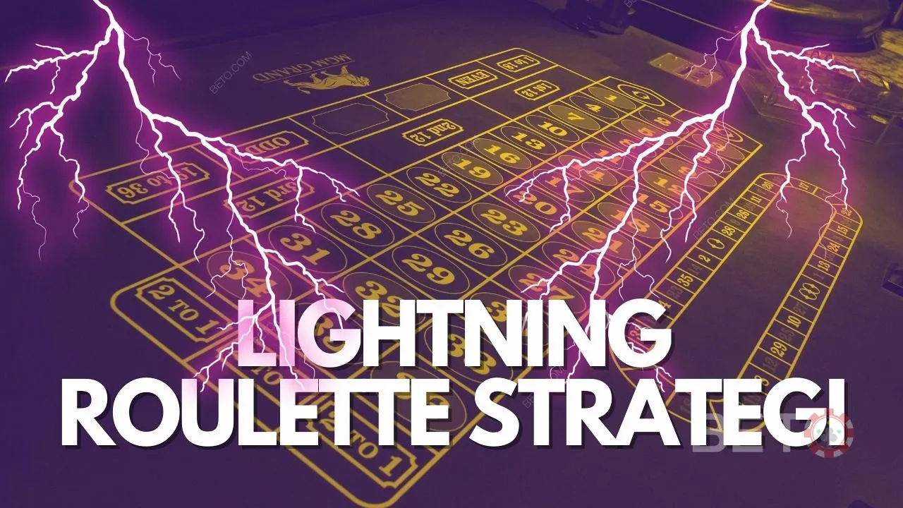 Lightning Roulette strategi og casino betting systemer.