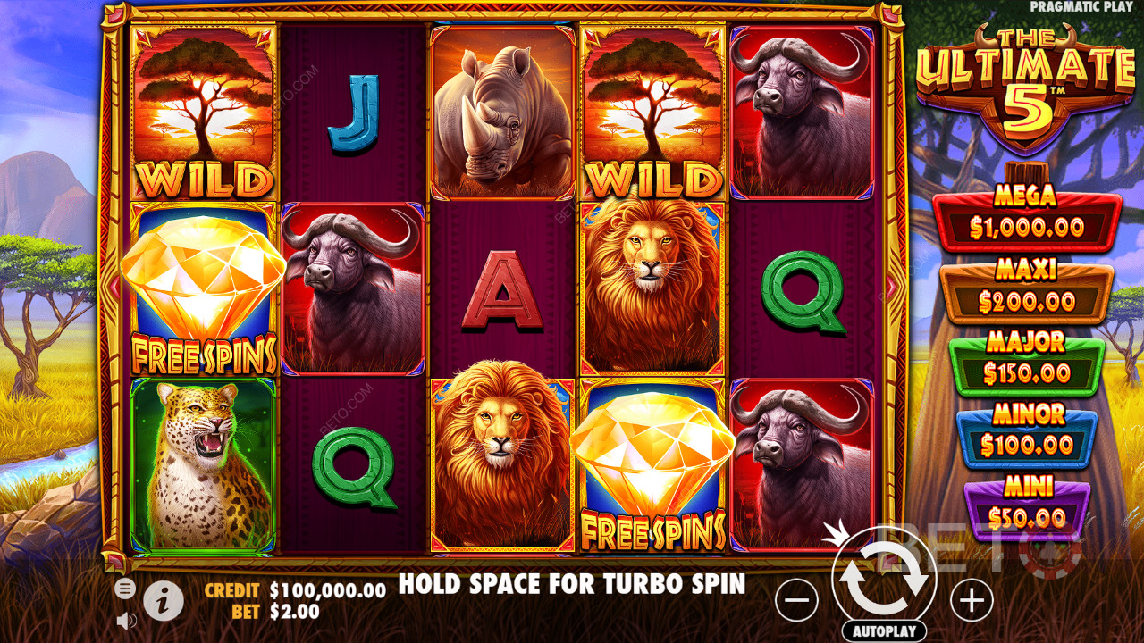 Anmeldelse af The Ultimate 5 på BETO Slots