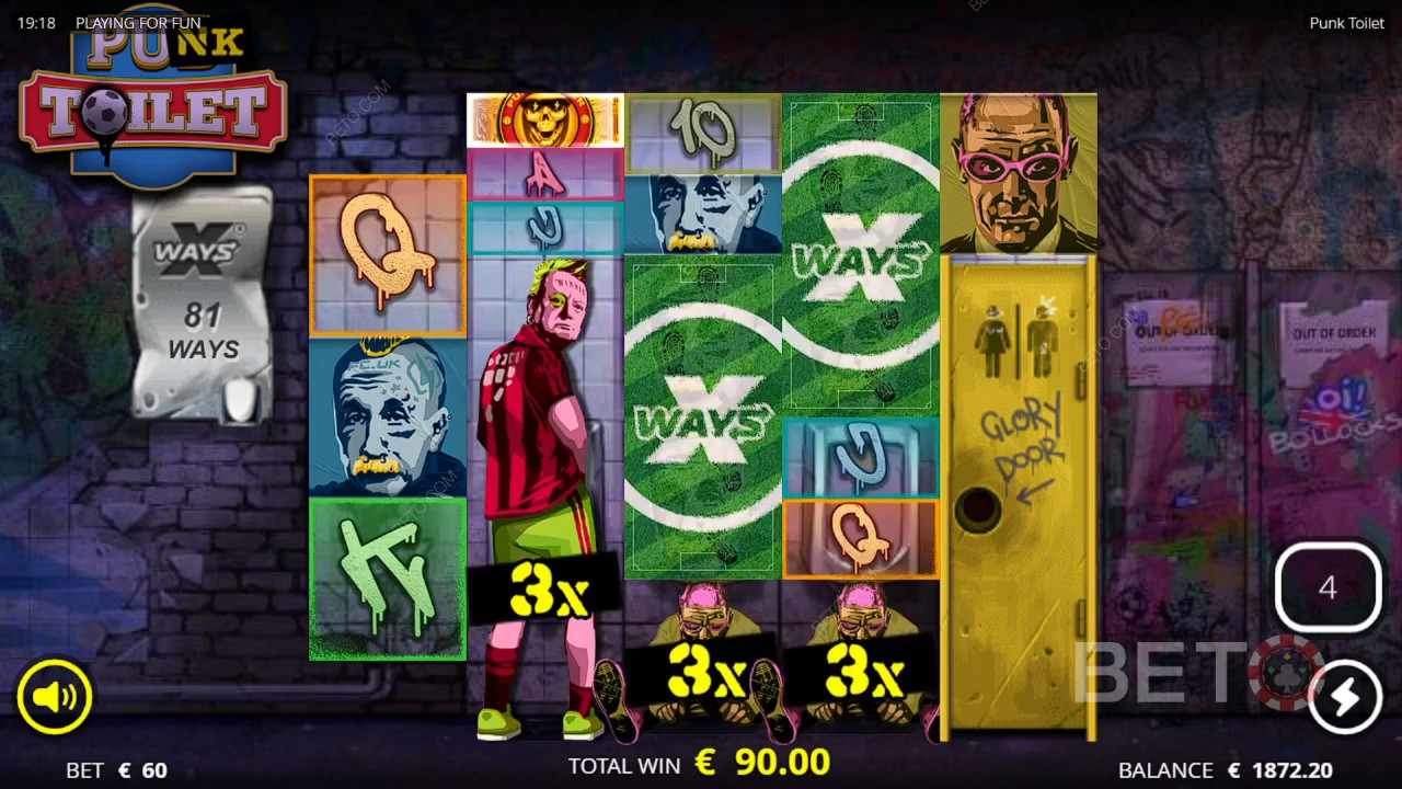 Punk Toilet: Anmeldelse fra BETO Slots