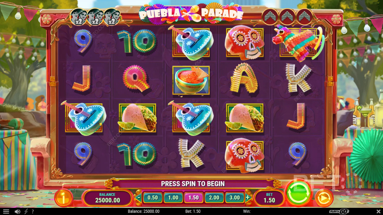 Puebla Parade Anmeldelse fra BETO Slots