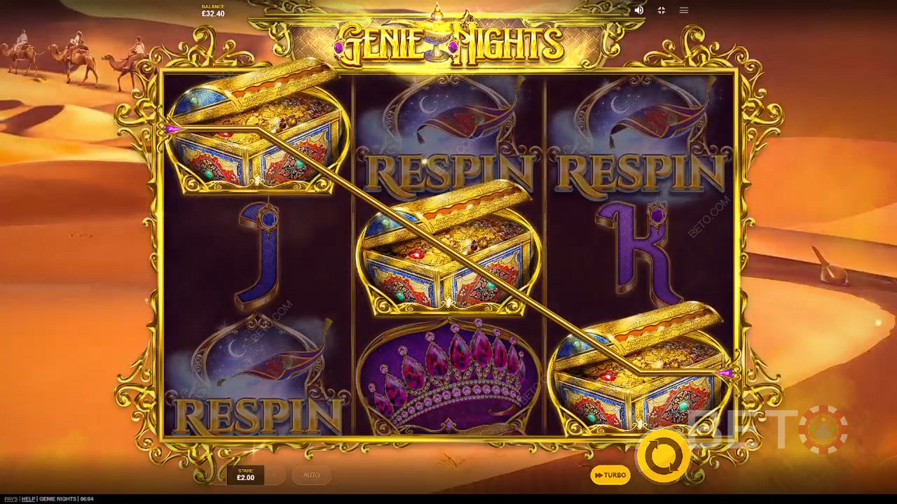 Anmeldelse af Genie Nights på BETO Slots