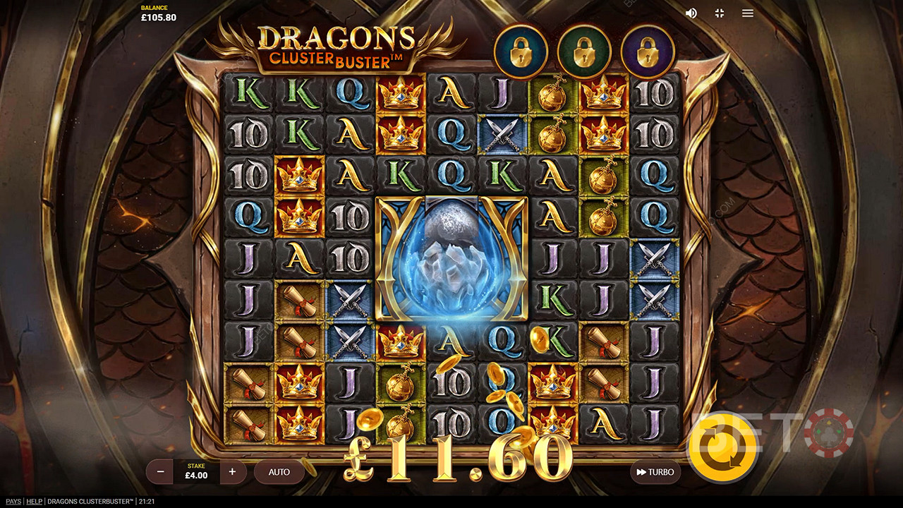 Bonusfunktioner Forklaret i Dragons Clusterbuster fra Red Tiger