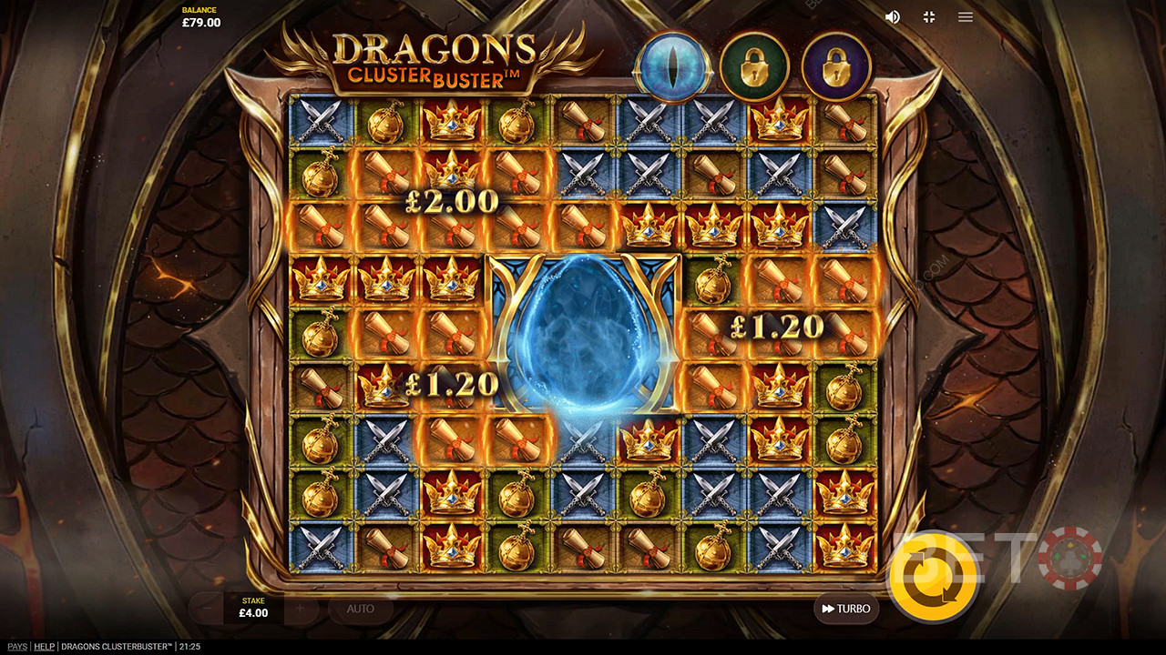 Sådan spiller du Red Tigers Dragons Clusterbuster
