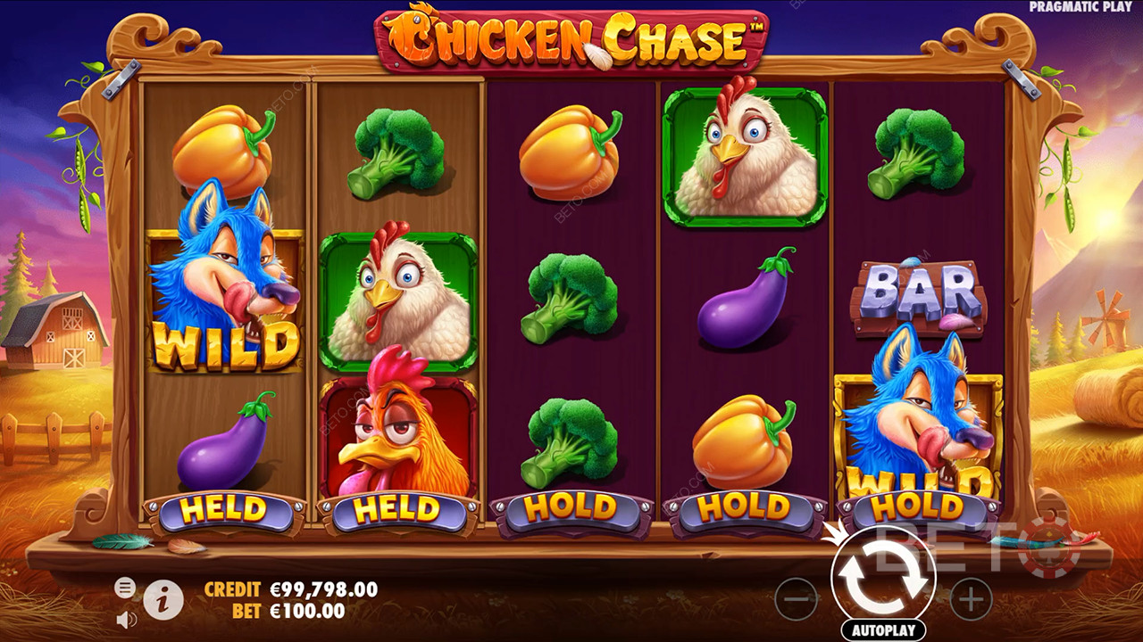 Sådan spiller du Chicken Chase fra Pragmatic Play