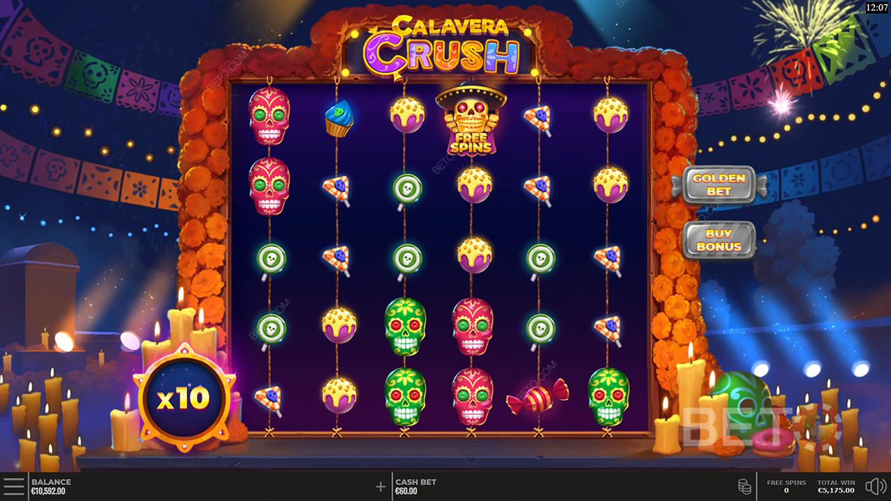 Calavera Crush: Anmeldelse fra BETO Slots
