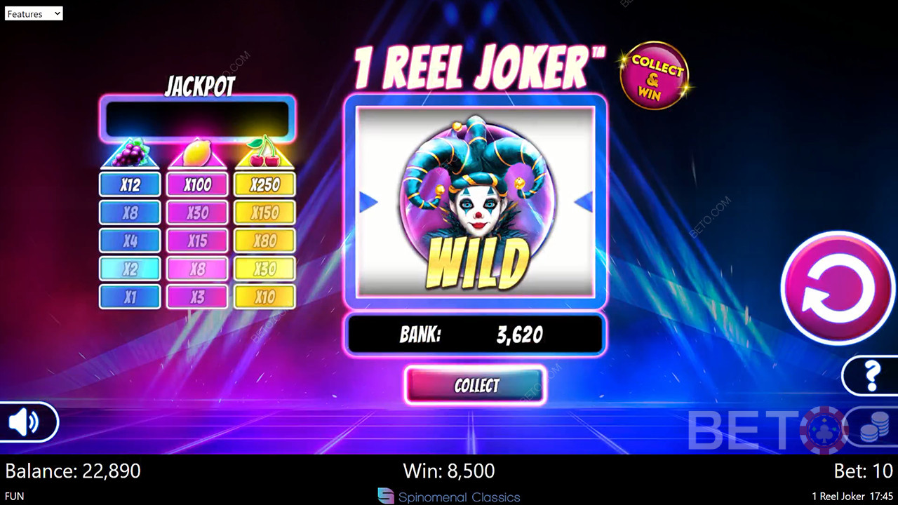1 Reel Joker Anmeldelse fra BETO Slots