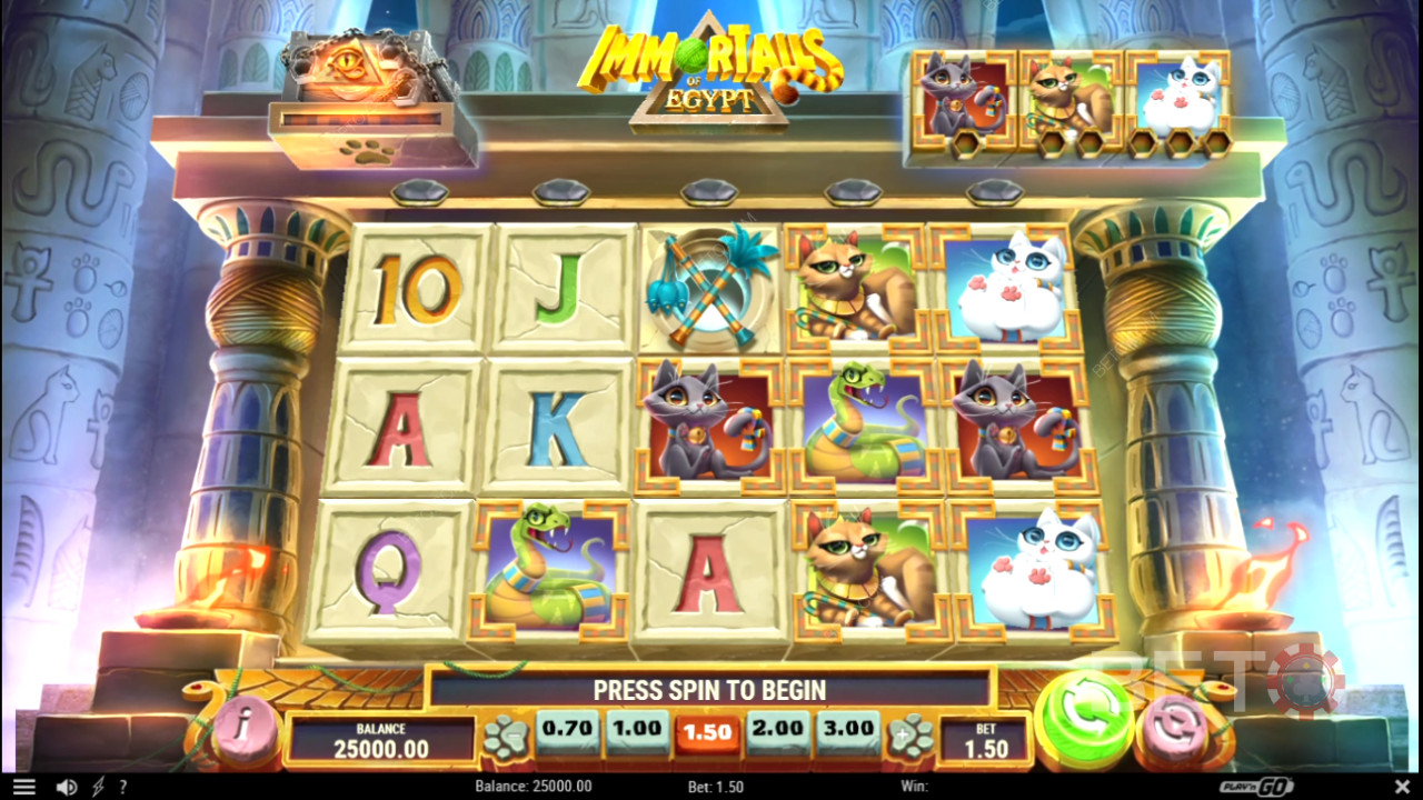 Anmeldelse af Egyptens Udødelige på BETO Slots