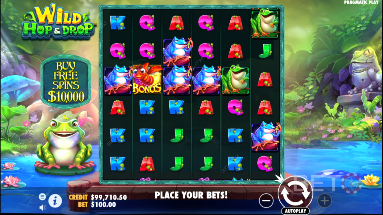 Sådan spiller du Wild Hop and Drop fra Pragmatic Play