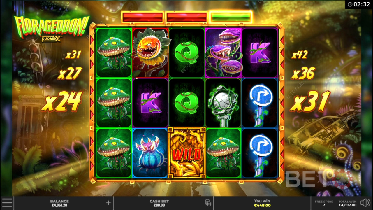 Florageddon! Anmeldelse fra BETO Slots