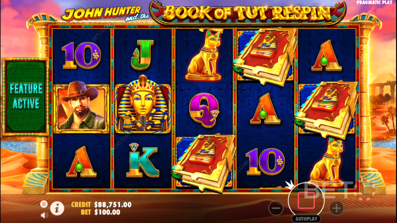 John Hunter og Tuts Bog: Genspins-eventyr på BETO Slots