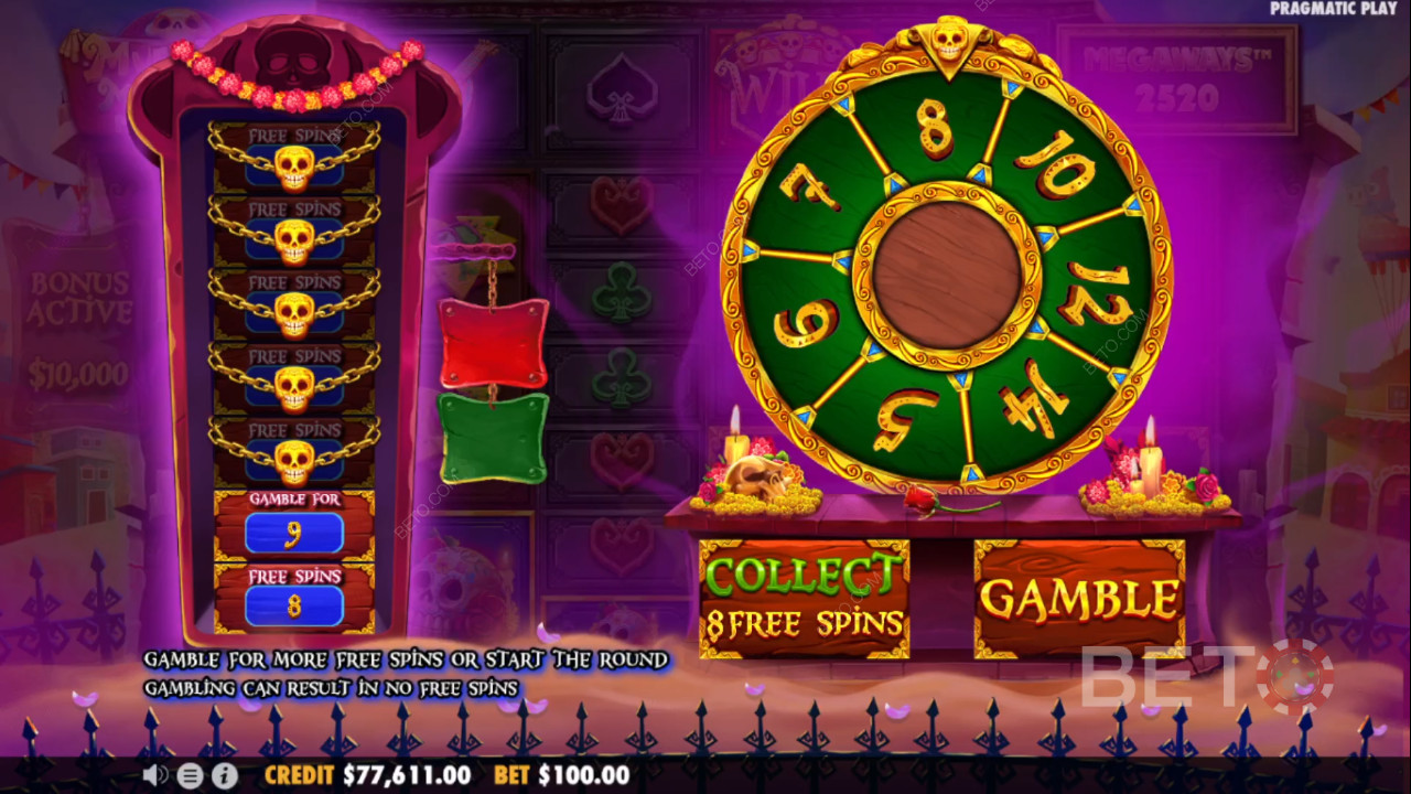 Indsaml eller gambl med gratis spins