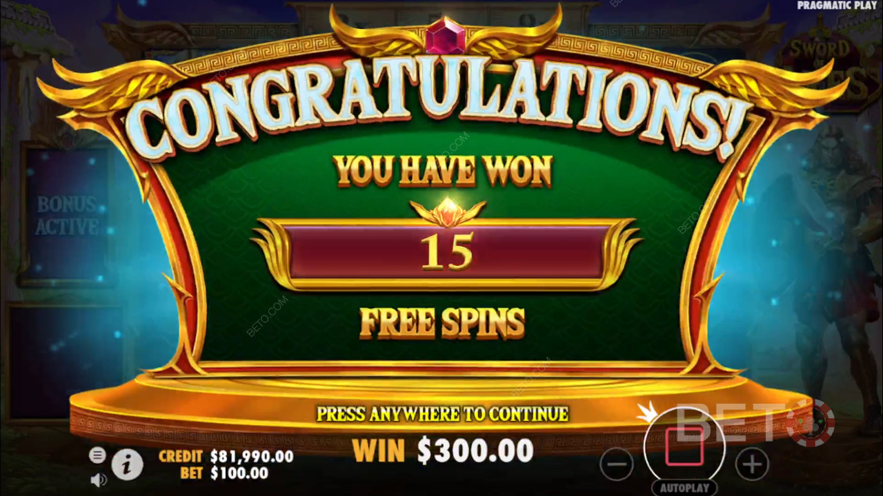 Vind 15 Gratis Spins med Multiplikatorer op til 500x