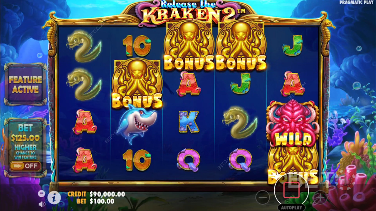 3 eller flere Scatters udløser Gratis Spins