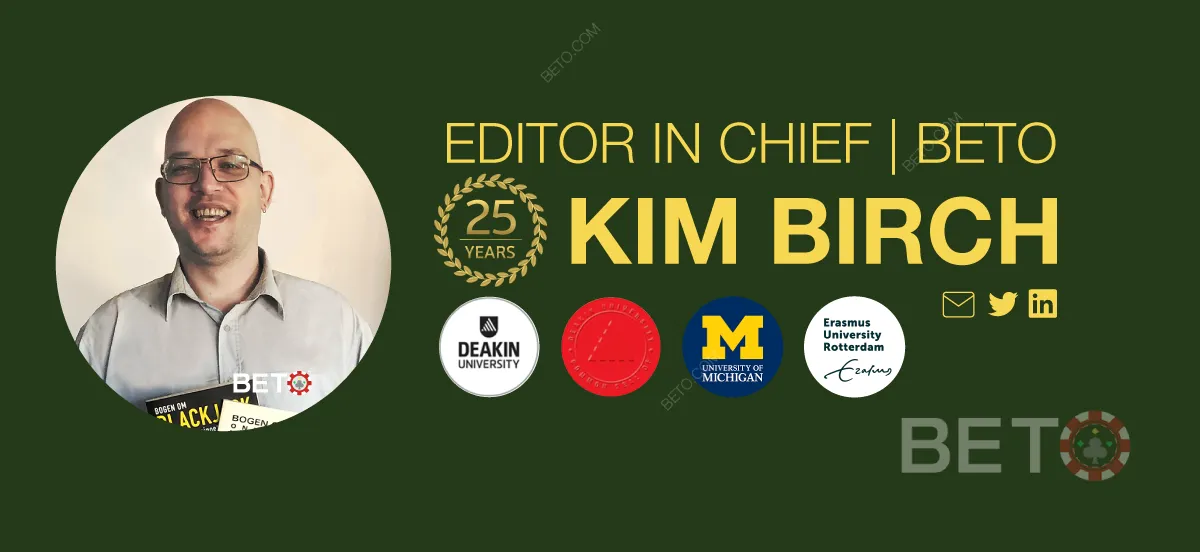 Godkendt kasinoekspert Kim Birch.