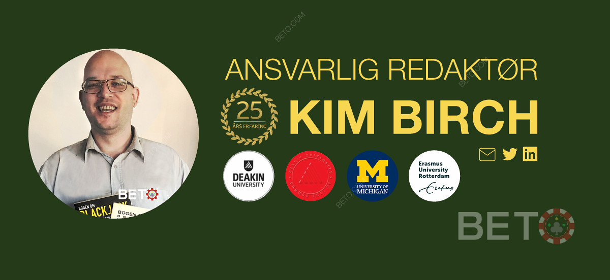 Dansk forfatter og verificeret casino ekspert Kim Birch