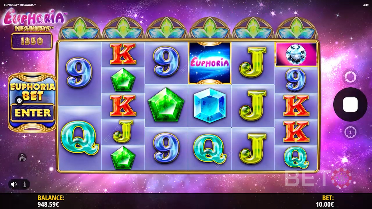 Euphoria Megaways: Anmeldelse fra BETO Slots
