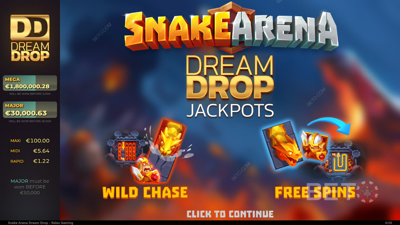 Snake Arena Dream Drop Anmeldelse fra BETO