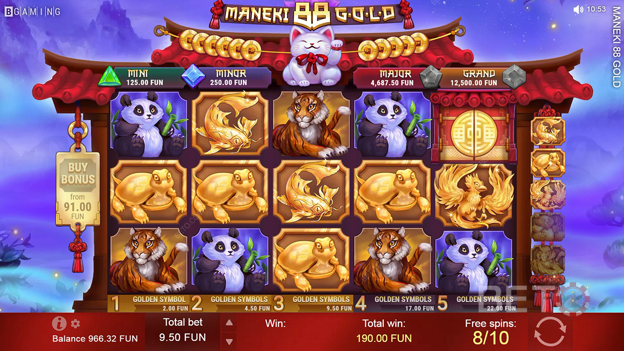 Maneki 88 Gold: Anmeldelse fra BETO Slots