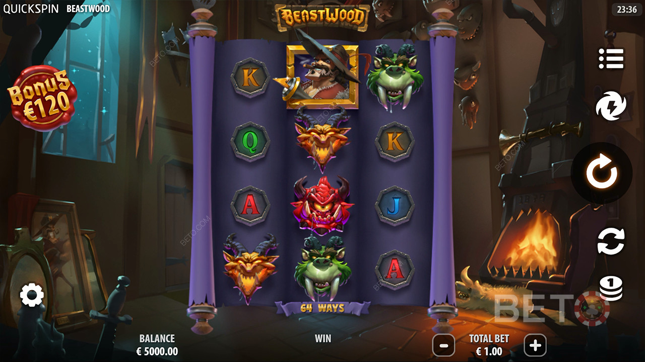 Anmeldelse af Beastwood hos BETO Slots