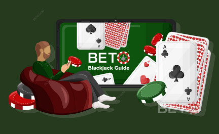 Casinospillet med blackjack, guide og snydeark