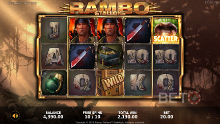 Rambo (StakeLogic)  Spillemaskine » Spil for Sjov & Anmeldelse! (2024)