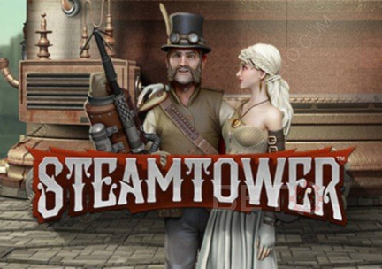 Nyd en meget høj RTP ved at spille på Steam Tower spilleautomaten