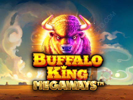 Prøv gratis 5-hjuls spilleautomater på BETO med Buffalo King Megaways.