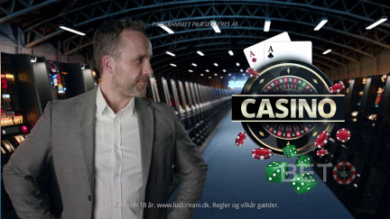 Danske spilleautomater og live casino hos Spillehallen.