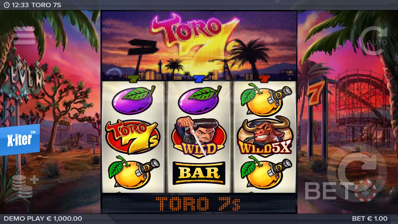 Spændende gameplay på Toro 7s spilleautomaten